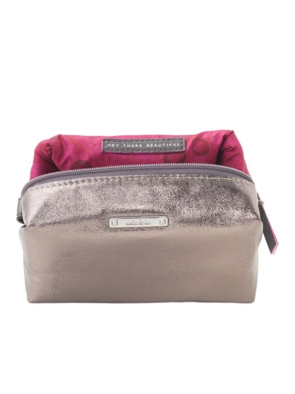 Stella & Dot | Pouf | Metallic Pouf